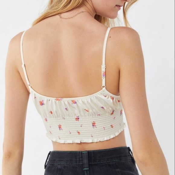 ✨SALE! Urban Outfitteres Emerald Smocked Bra Top - Picture 2 of 3